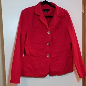 Talbots Women's Bold Red Blazer
